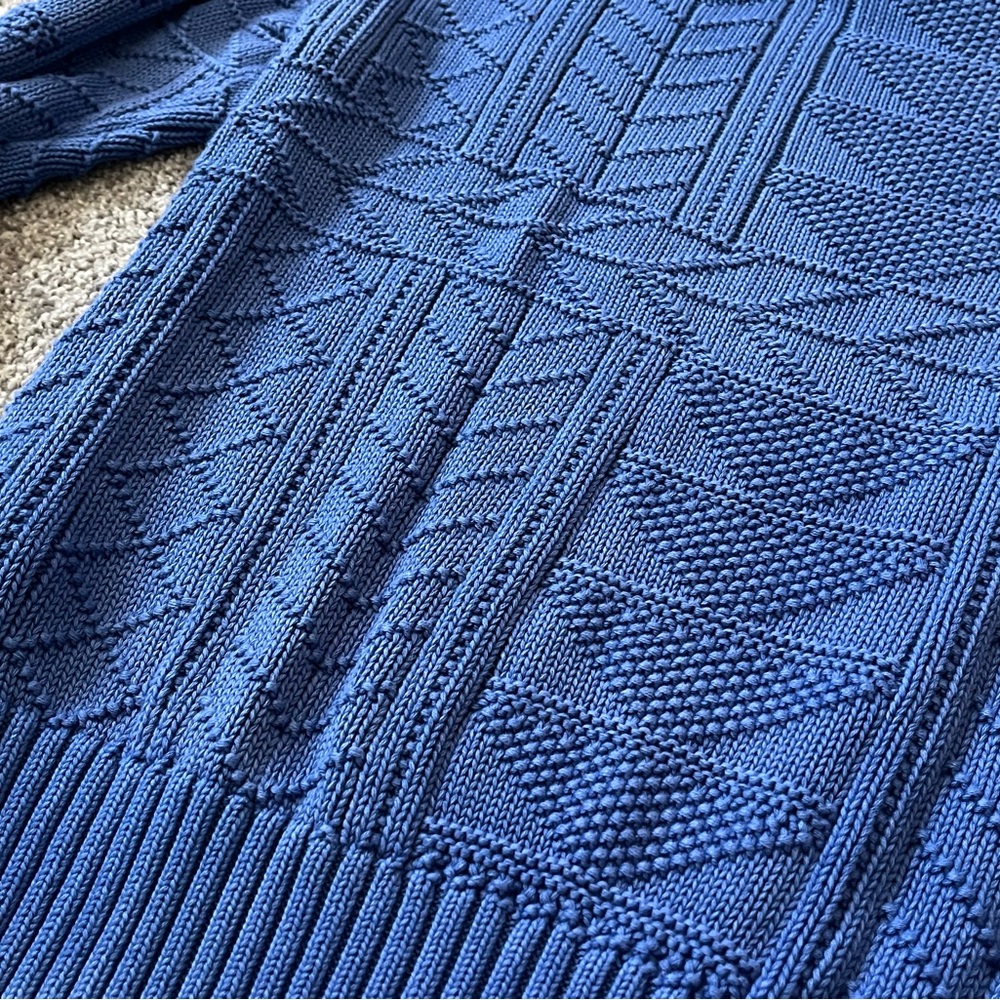 Polo Ralph Lauren Sweater - 100% Cotton, Blue As Is